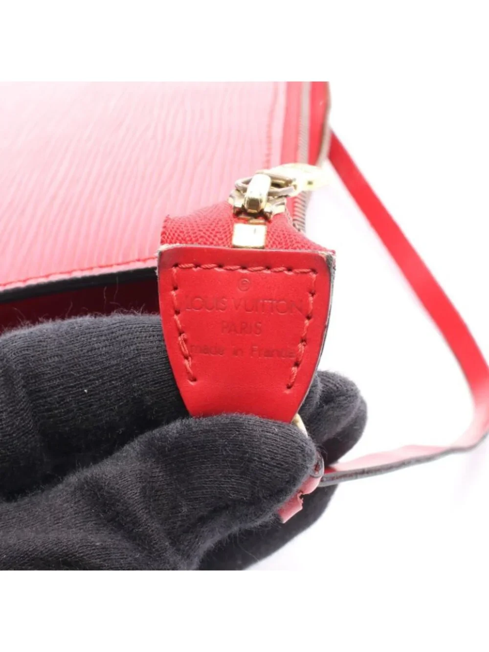 Louis Vuitton Handbag Pochette Accessoires Castilian Red Leather